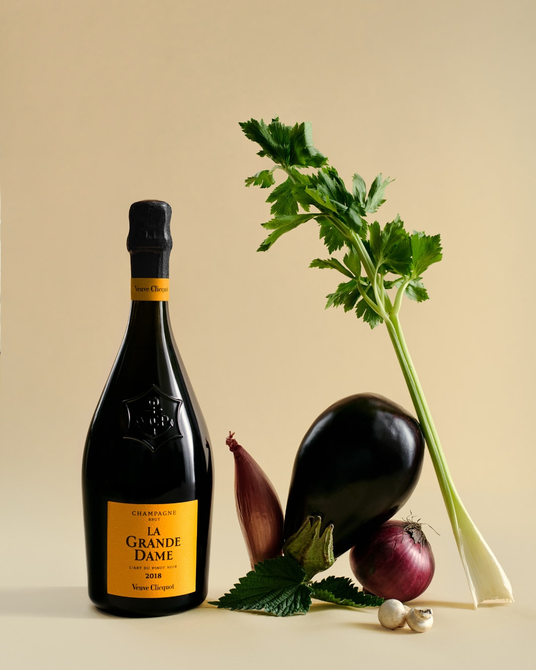 Veuve Clicquot Recipe Risotto al Verde e Liquirizia					